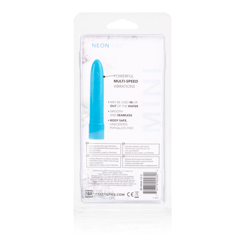 Mini Neon Multi-Speed Vibe Blue 4.5in