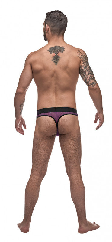 Airotic Mesh  Thong - Purple - S/m