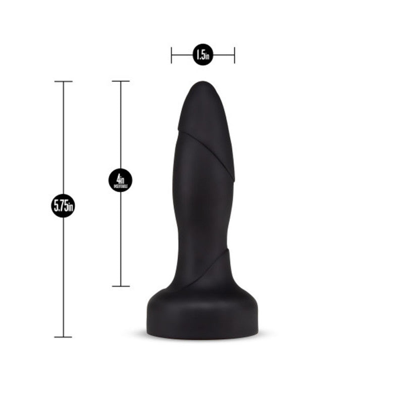 Performance Plus - Drive - Rimming Wireless Remote Control Rechargeable Butt Plug - Black