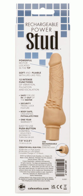 Rechargeable Power Stud errific - Ivory