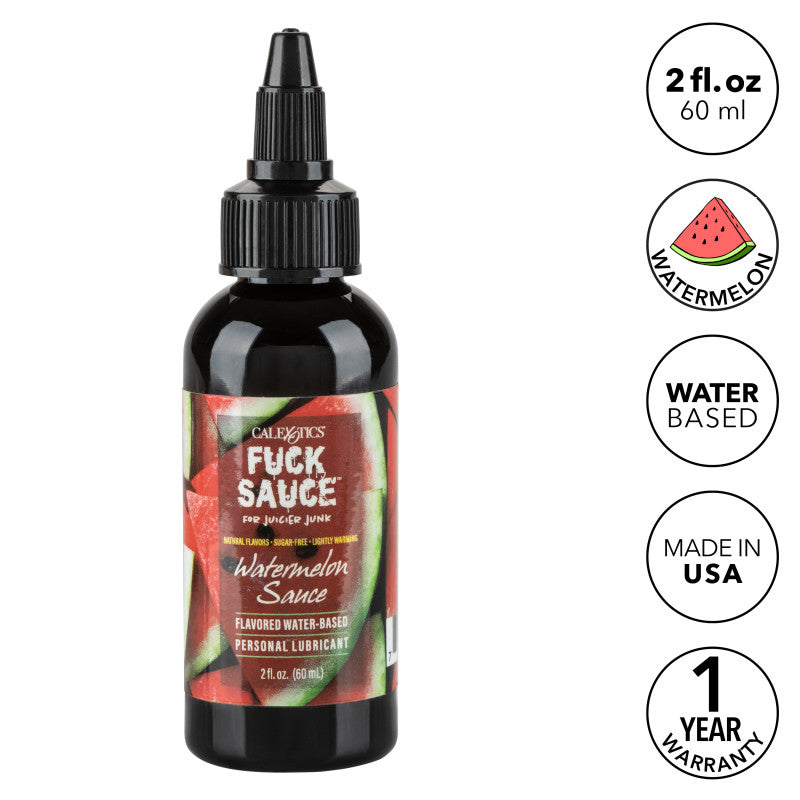 Sauce Flavored Water-Based Personal  Lubricant - Watermelon - 2 Fl. Oz.
