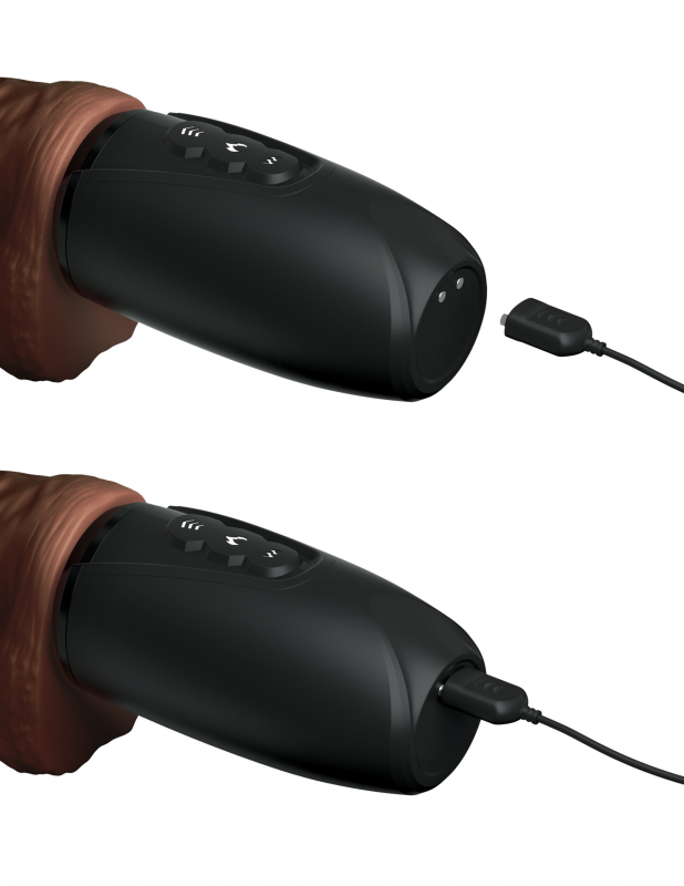 King  7.5 Inch Thrusting  With Balls - Brown