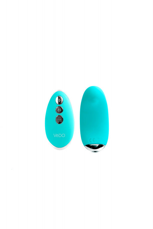 Niki Rechargeable Flexible Magnetic Panty Vibe -  Turquoise