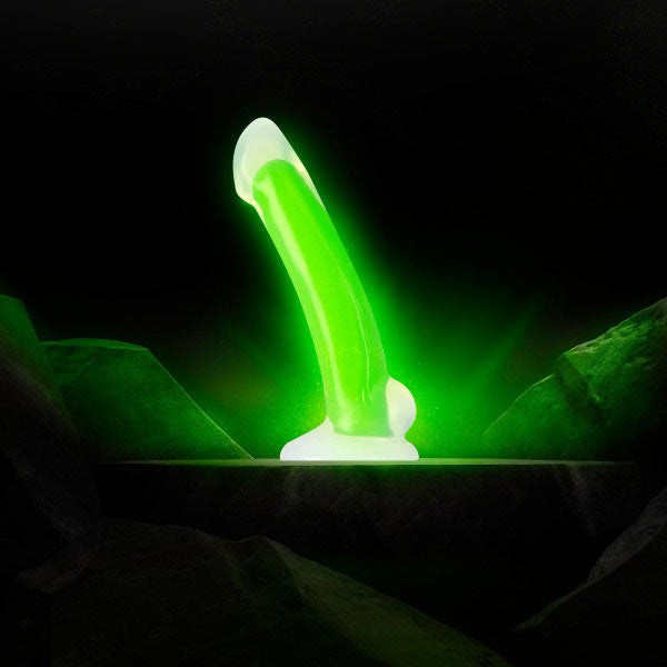 Neo Elite - Glow in the Dark - Omnia - 7 Inch  Silicone Dual Density  - Neon Green