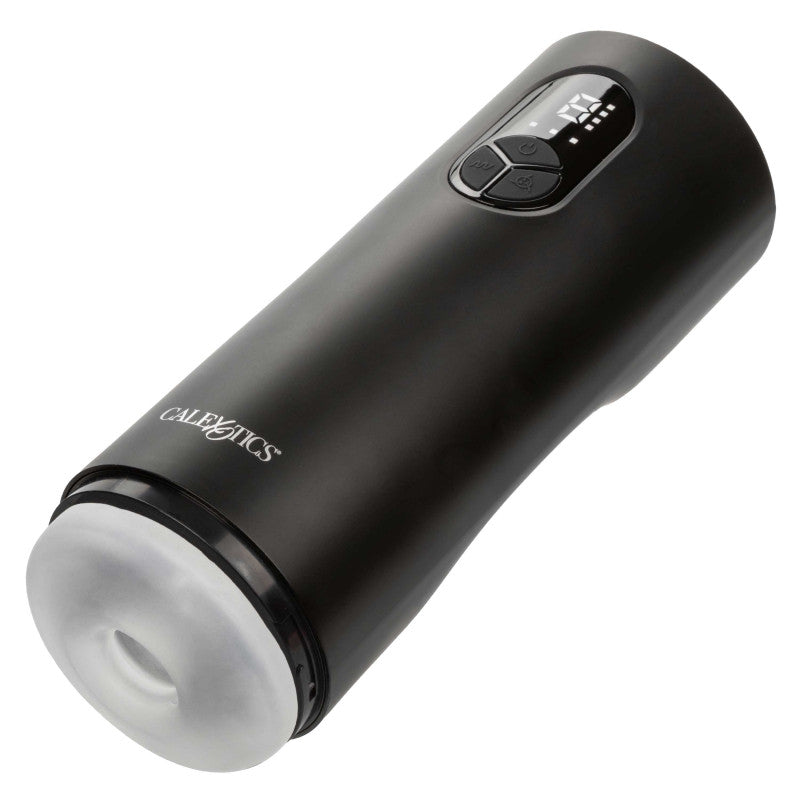 Bionic Sucking and Vibrating Masturbator - Black