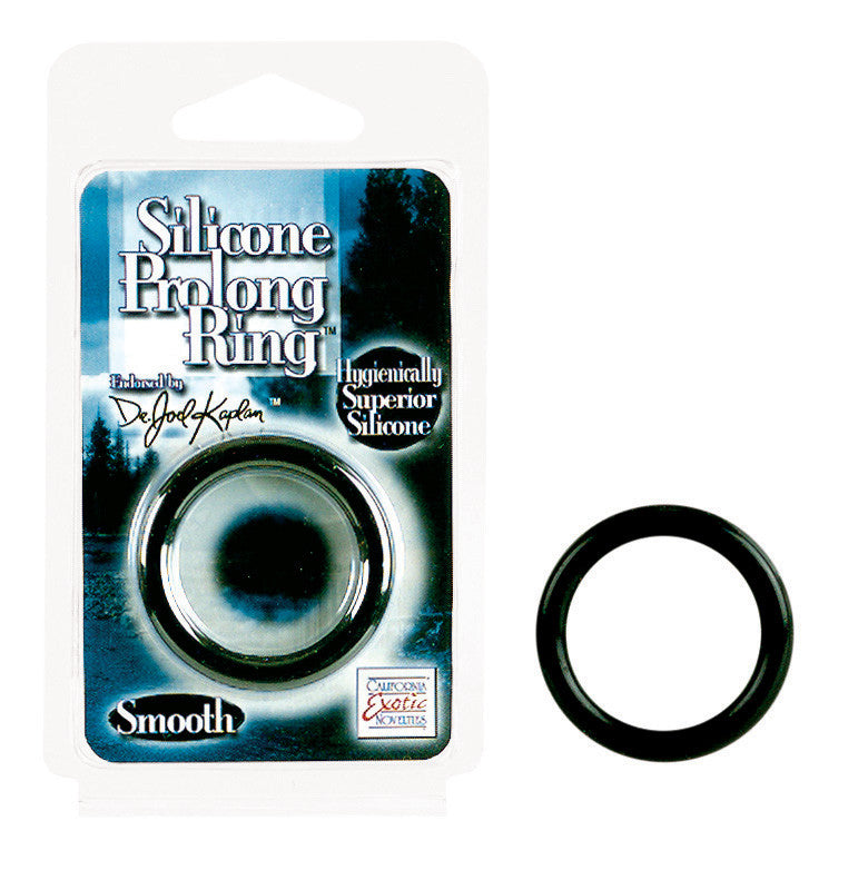 Dr. Joel's Silicone Prolong Ring - Smooth Black