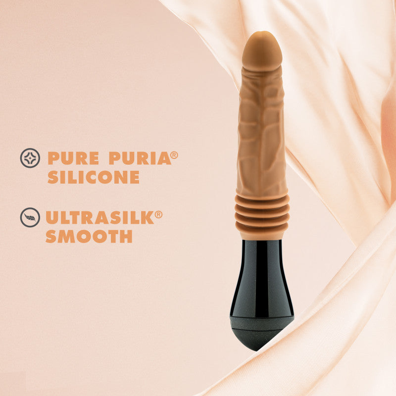 Dr. Skin Silicone - Dr. Arthur - Thrusting  Gyrating Vibrating  - Tan