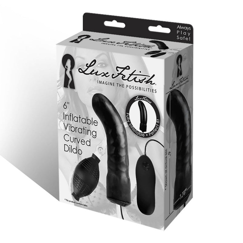 Lux Fetish 6" Inflatable Vibrating