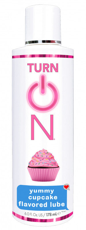 Turn on Yummy Cupcake Flavored Lube - 6 Fl. Oz.