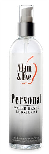 Adam and Eve Personal Water-Based Lubricant - 8 Oz.