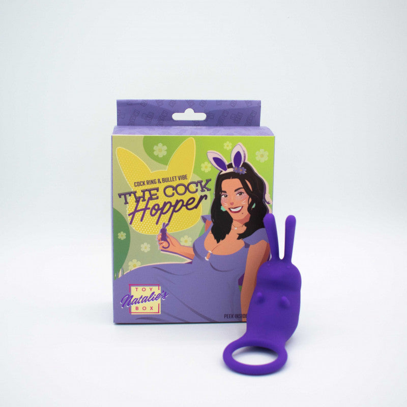 The Hopper Ring and Bullet Vibrator -  Purple