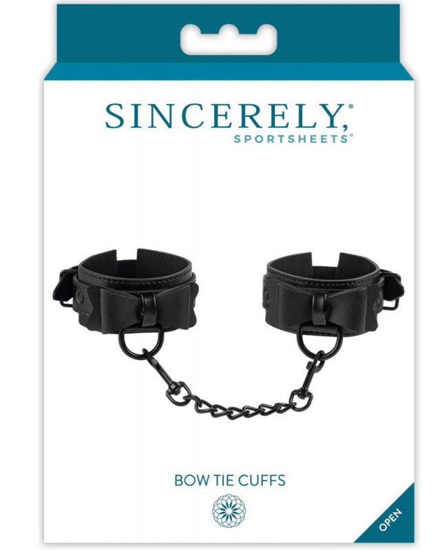 Bow Tie Cuffs - Black