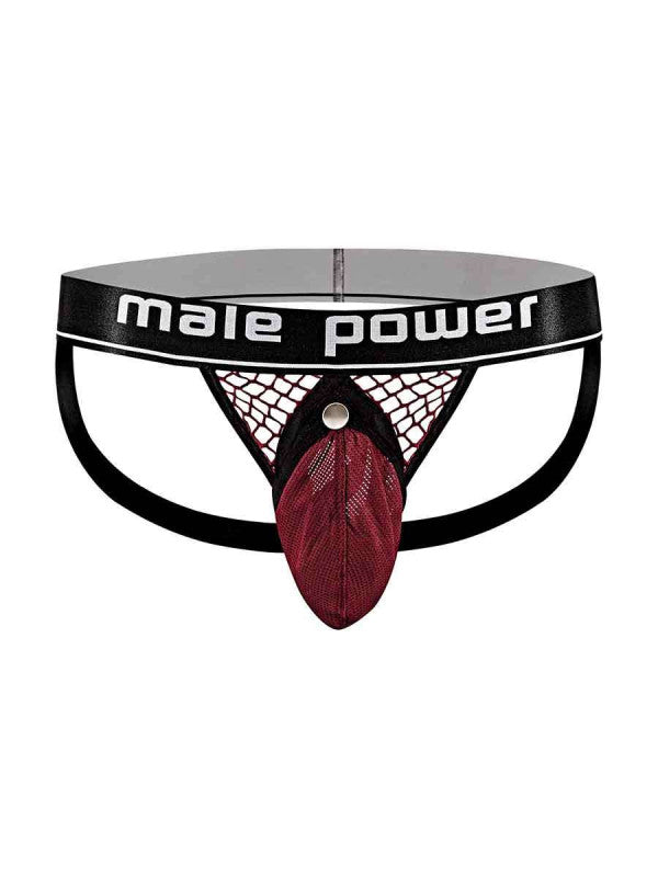 Pit Net  Ring Jock - L/ XL - Burgundy