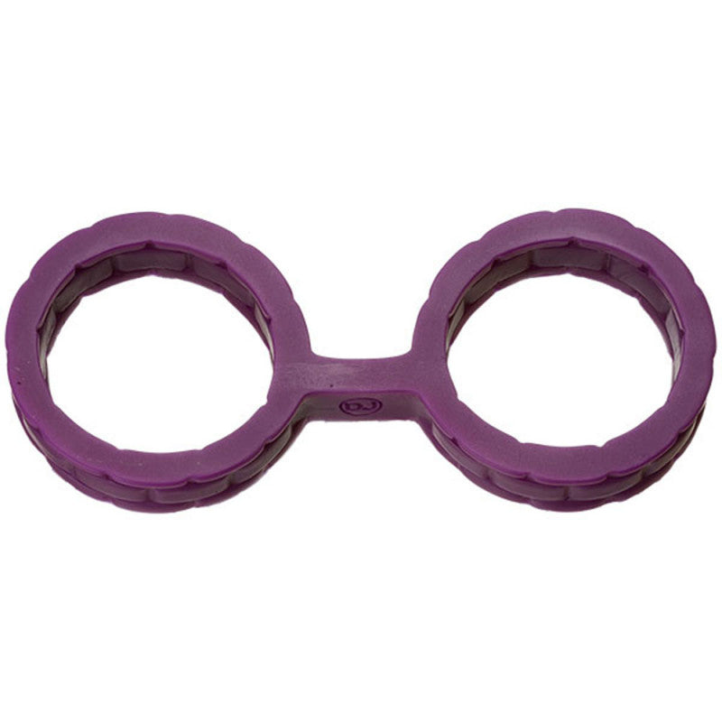 Japanese Bondage - Silicone Cuffs - Large -  Purple