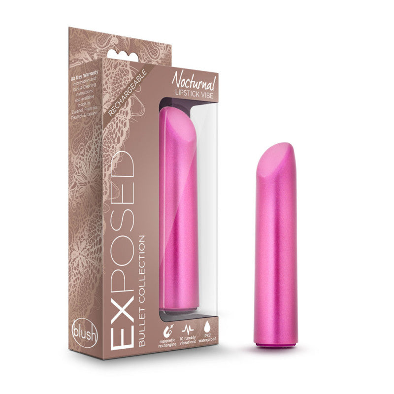 Exposed - Nocturnal - Rechargeable Lipstick Vibe - Raspberry