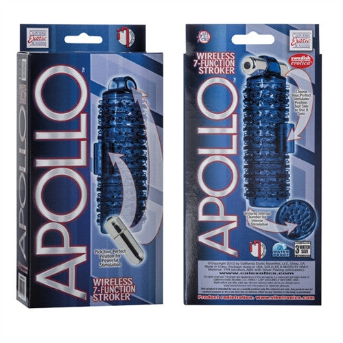 Apollo Wireless 7-Function Stroker - Blue