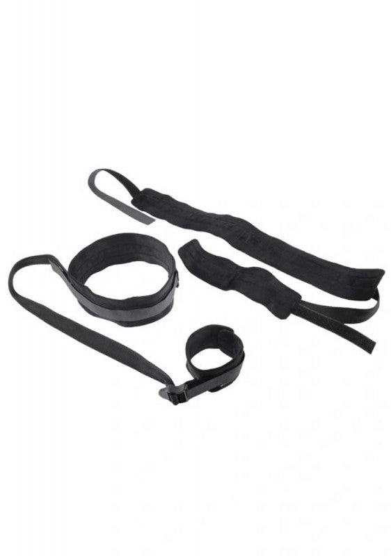 Thigh and Wrist Cuffs - Black
