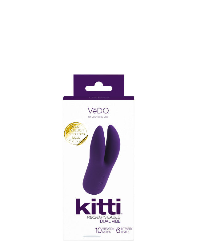 Kitti Rechargeable Dual Vibe -  Purple