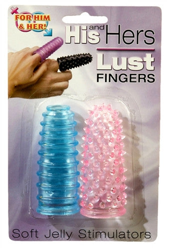 His and Hers Lust Fingers Blue and Pink  Colors May Vary