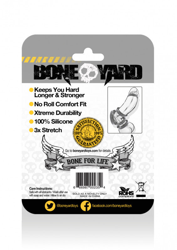 Boneyard Silicone Ring 35mm - Gray