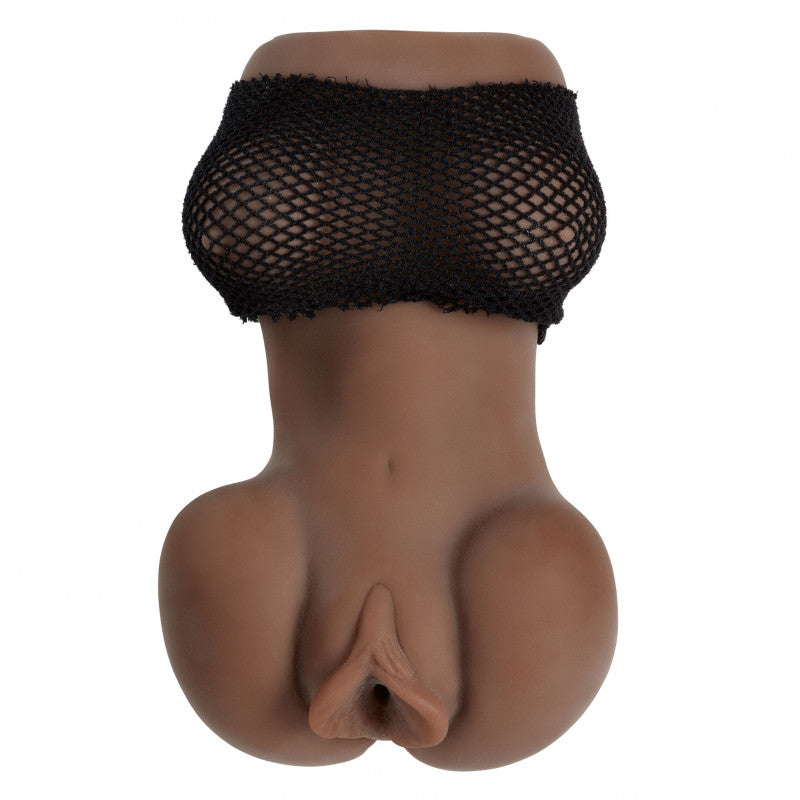 Cloud 9 Mini Body Dual Stroker Pleasure  and Rear - Brown
