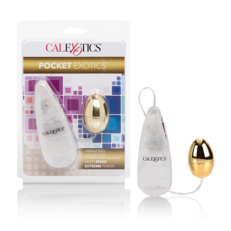 Pocket Exotics Vibrating Gold Egg