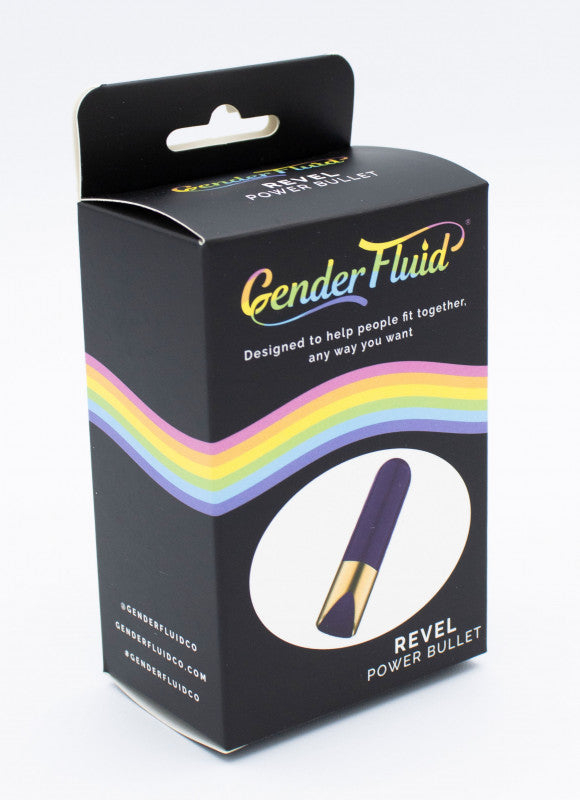Gender Fluid Revel Power Bullet  - Amethyst  Purple