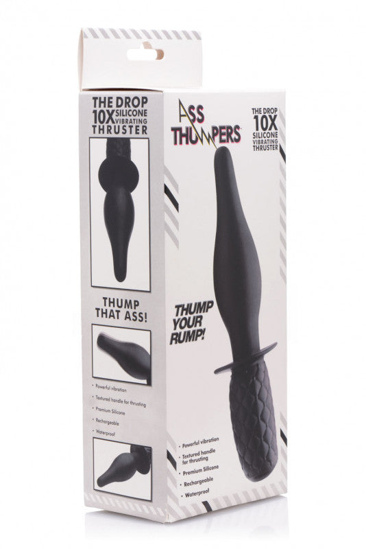 The Drop 10x Silicone Vibrating Thruster