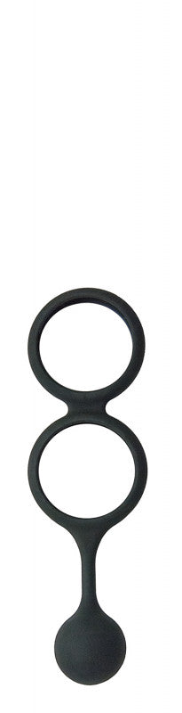My  Ring Scrotum Ring With Weighted Ball  er - Black