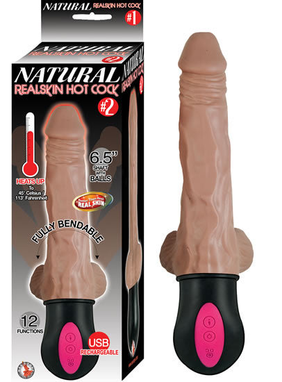 Natural Realskin Hot  #2 - With Balls - Brown