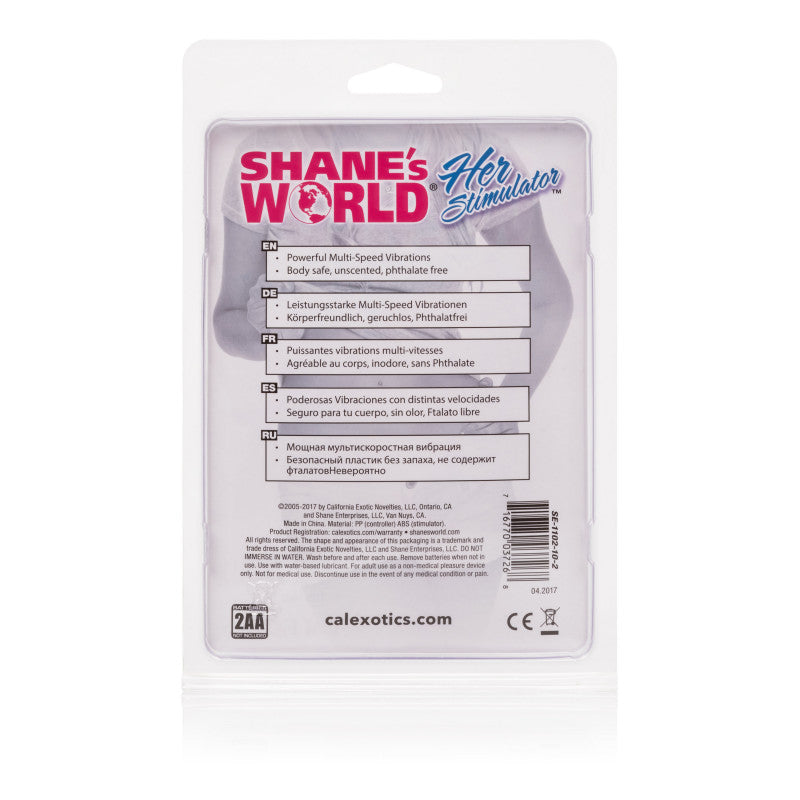 Shanes World Her Vibrating Stimulator Pink