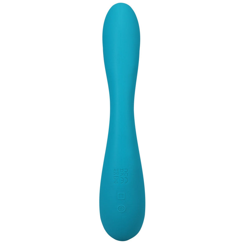 This Product Sucks - Sucking  Stimulator  With Bendable G-Spot Vibrator - Teal