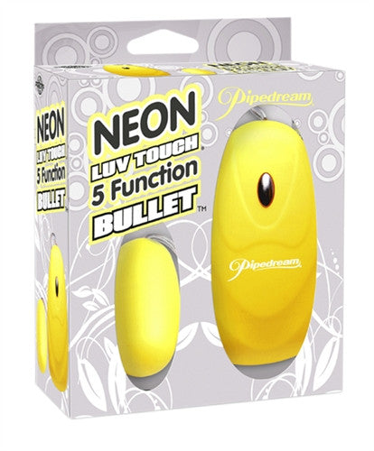Neon Luv Touch 5 Function Bullet Yellow