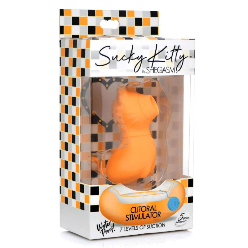 Kitty 7x Clit Stimulator - Orange