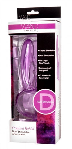 Orginal Rabbit Dual Stimulation Wand Attachment - Purple - We-Ab935