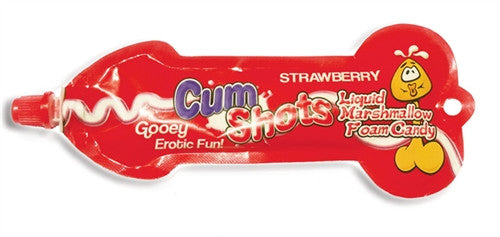 Cum Shots - Liquid Marshmallow Foam Candy - Strawberry