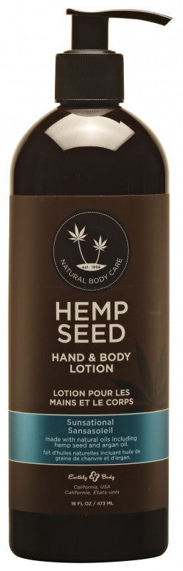 Hemp Seed Sunsational Hand and Body Lotion 16oz 473ml