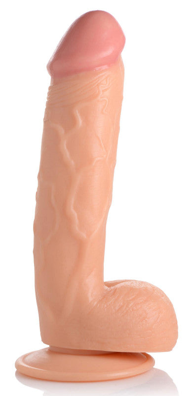 Pop Pecker 8.25 Inch  With Balls - Light