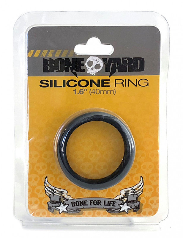 Boneyard Silicone Ring 40mm - Black