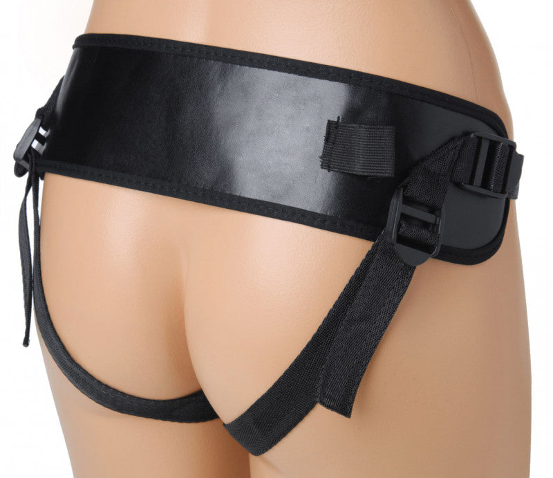10x Groove Harness With Vibrating &amp; Rotating  - Flesh