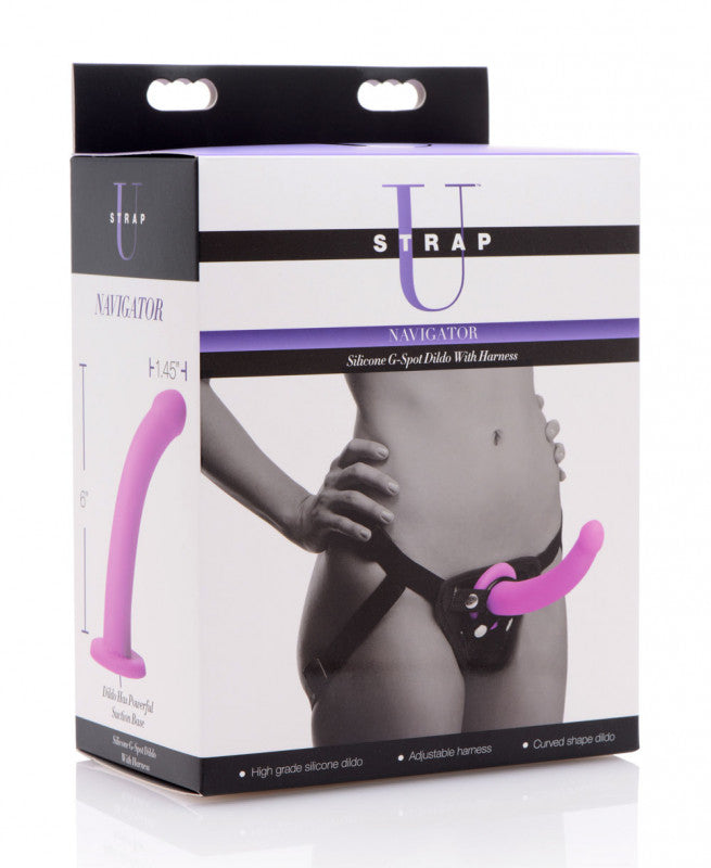 Navigator Silicone G-Spot  With Harness
