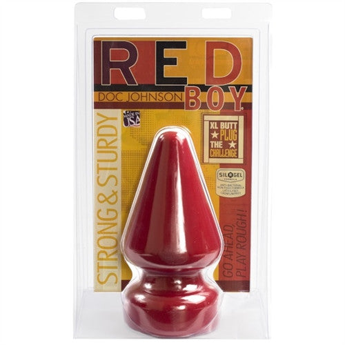 Red Boy - XL Butt Plug the Challenge - Red