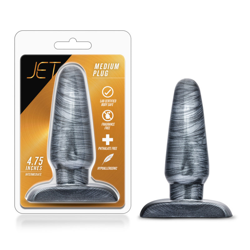 Jet Medium Plug - Carbon Metallic Black