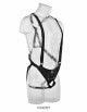 Kc 11" Two s One Hole Hollow Strap-on  Suspender System - Black