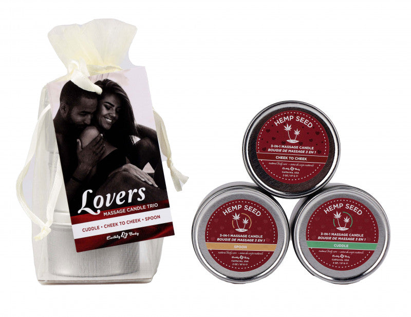Bag Candle Valentine Trio - Cuddle / Cheek to Cheek / Spoon - 2 Oz