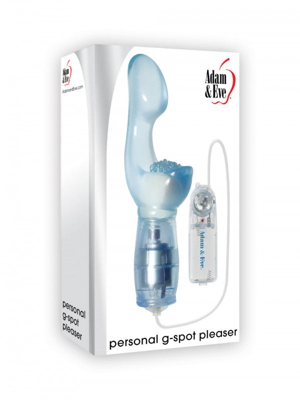 Adam & Eve Intimates Personal Pleasurizer  G-Spot Vibrator - Blue