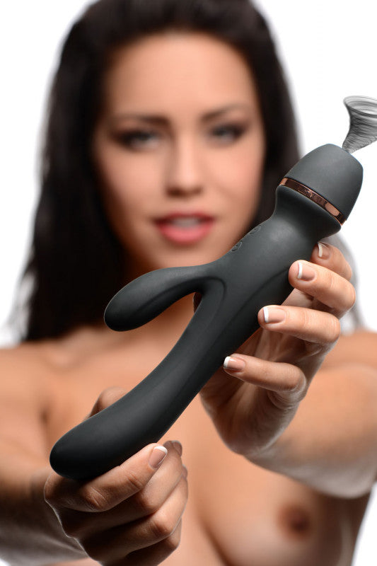 Shegasm Supreme 3 in 1 Silicone Suction Rabbit Vibe