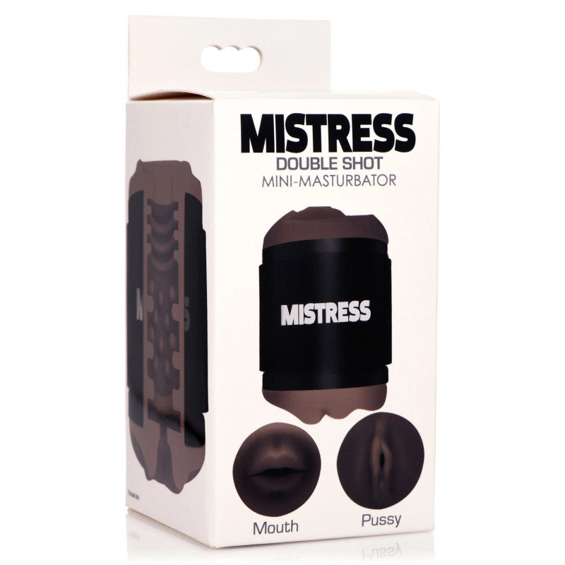 Mistress Double Shot Mouth and  Stroker - Dark