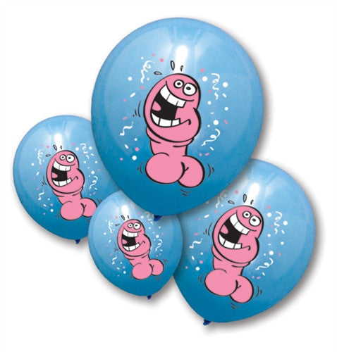 Pecker Balloons - 6 Pack