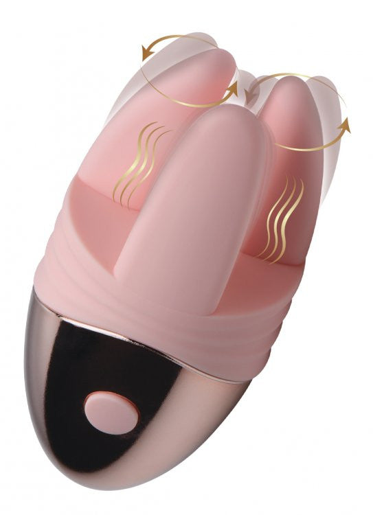 Vibrassage Caress Vibrating Clit Teaser- Pink